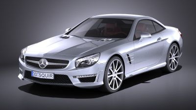 Mercedes - Benz SL 63 AMG 2015 VRAY