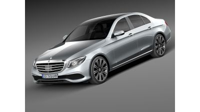 Mercedes E-Class 2017 mentalray