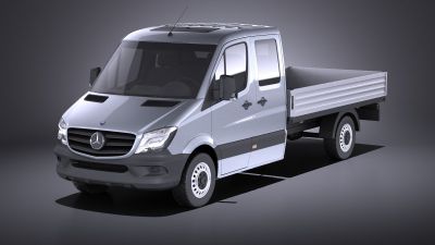 Mercedes-Benz Sprinter Pickup long 2017 VRAY