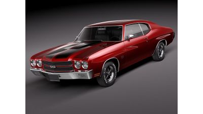 Chevrolet Chevelle SS 1970 3D Model