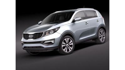 Kia Sportage 2011 3D Model