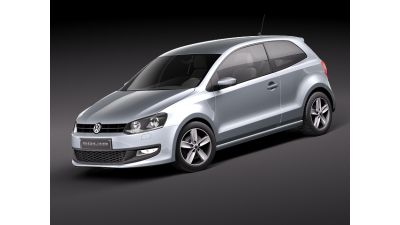 Volkswagen Polo 2010 3door 3D Model