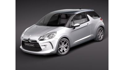 Citroen DS3 2011 3D Model