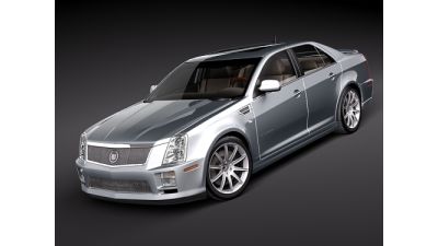 Cadillac STS-V 3D Model