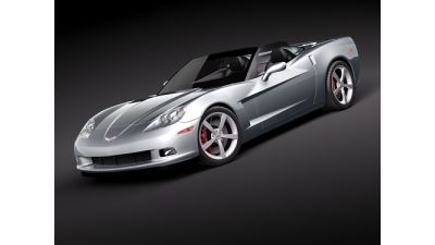 Chevrolet Corvette C6 convertible 3D Model