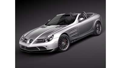 Mercedes-Benz SLR roadster 722s 3D Model