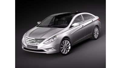 Hyundai YF Sonata I45 2010 3D Model