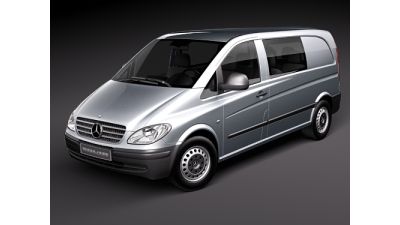 Mercedes-Benz Vito 2009 3D Model