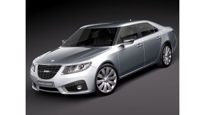 Saab 9-5 sedan 2010 3D Model