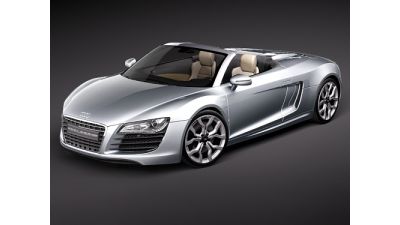 Audi R8 Spyder 3D Model