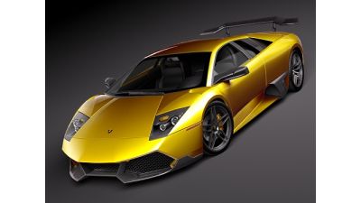 Lamborghini Murcielago LP670-4 SuperVeloce 3D Model