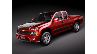 Chevrolet Colorado extended cab 3D Model