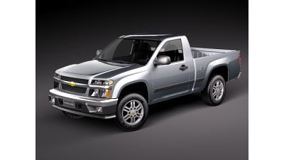 Chevrolet Colorado regular cab 3D Model