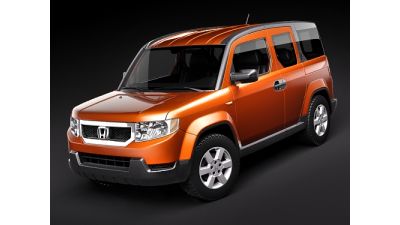 Honda Element SUV 2009 3D Model