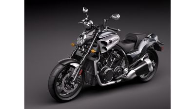 Motorcycle Yamaha Star V-MAX 2009 3D Model