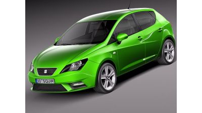 Seat Ibiza 2013 5 door 3D Model