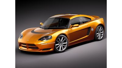 Dodge Circuit EV Sports Car 3D Model