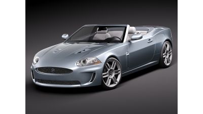 Jaguar XKR 2010 Convertible 3D Model