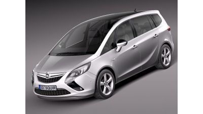 Opel Zafira Tourer 2012 3D Model