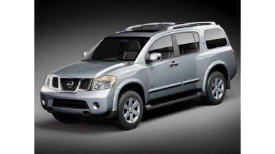 Nissan Armada Pathfinder 3D Model