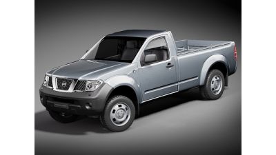 Nissan Navara Frontier single cab 3D Model