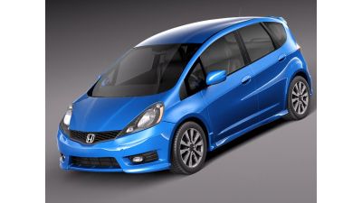 Honda Fit Jazz Sport 2012 3D Model