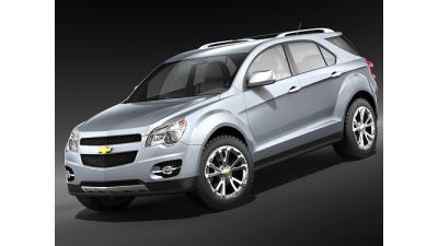 Chevrolet Equinox 2010 Crossover 3D Model