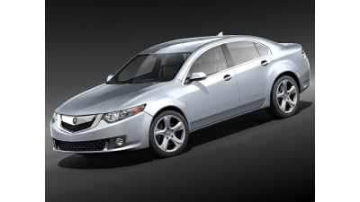 Acura TSX 2009 3D Model