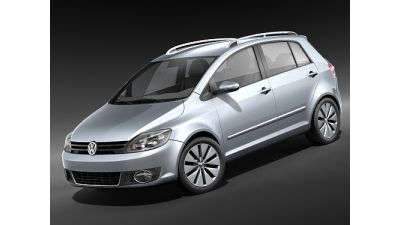 Volkswagen Golf Plus 2009 3D Model