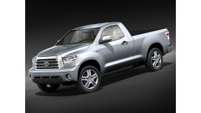 Toyota Tundra regular cab 2009 3D Model