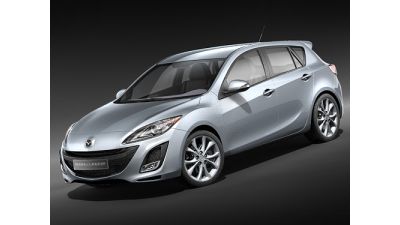 Mazda 3 Hatchback 2009 3D Model