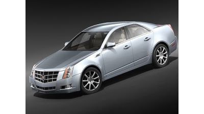 Cadillac CTS 2009 3D Model