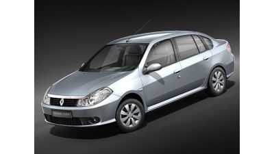 Renault Symbol - Thalia 2009 3D Model