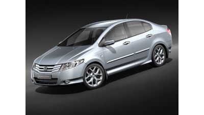 Honda City 2009 3D Model