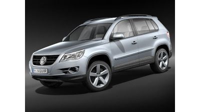 Volkswagen Tiguan 2009 3D Model