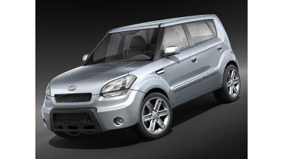 Kia Soul 2009 3D Model