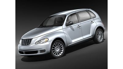 Chrysler PT Cruiser 2008 mid-poly 3D Model