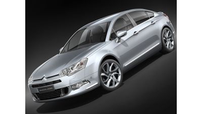 Citroen C5 2008 sedan 3D Model