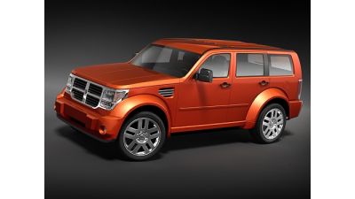 Dodge Nitro mid-poly 3D Model