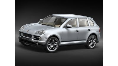 Porsche Cayenne S 2008 3D Model