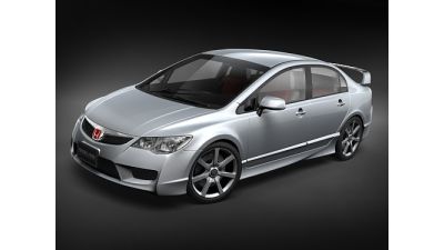 Honda Civic Type-R sedan 2008 3D Model