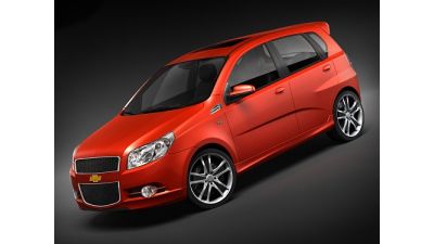 Chevrolet Aveo hatchback 2008 3D Model