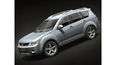 Mitsubishi Outlander 2008 3D Model