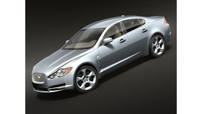 Jaguar XF 3D Model