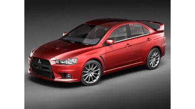 Mitsubishi Lancer Evo X 3D Model