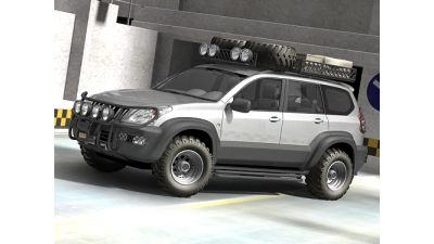 Toyota LandCruiser offroad 3D Model