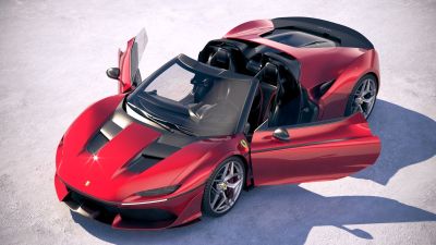 Ferrari J50 2017 openable doors