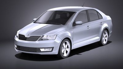 Skoda Rapid 2016 VRAY